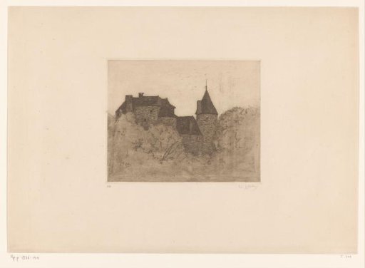 View of Streversdorp Castle, in Montzen