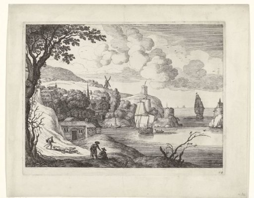 Village on a bay