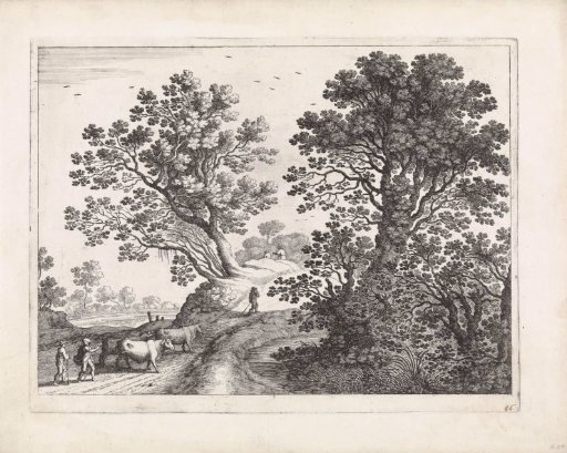 Landscape with cattle drovers