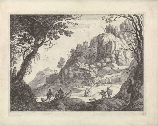 Mountain Landscape with Figures