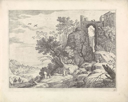 River and waterfall under a high bridge