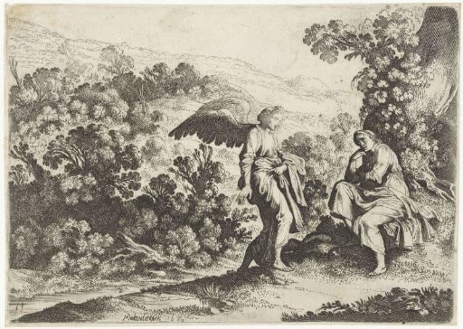 The Angel Comforts Hagar
