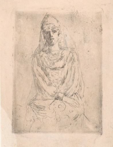 Seated woman