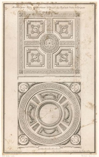 Ceilings with Star Shapes, Garlands and Medallions