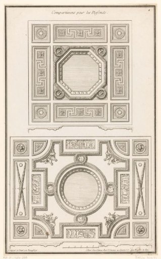 Ceilings with Floral Motifs and Figures