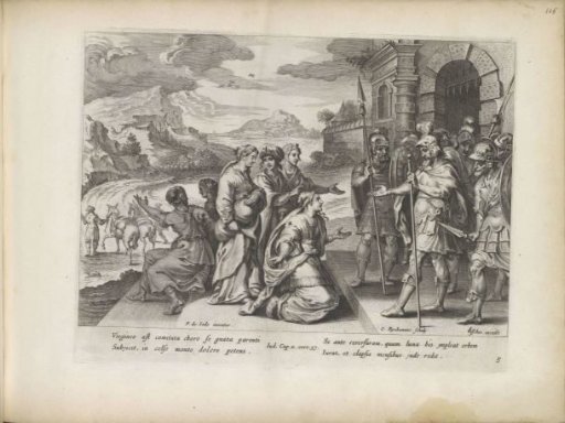 Jephthah gives his daughter permission to go into the mountains