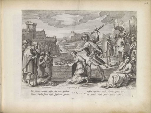 Jephthah sacrifices his daughter