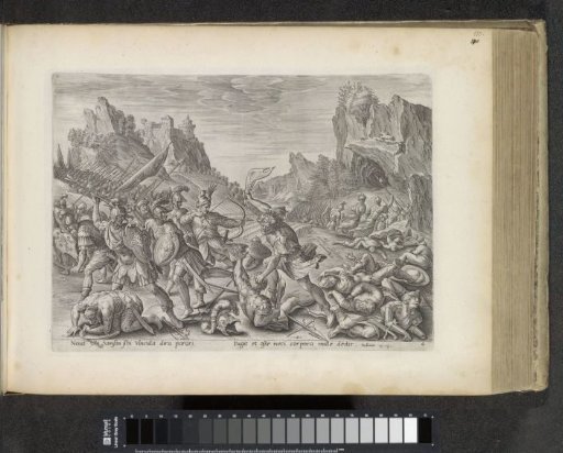Samson defeats the Philistines with a donkey's jawbone