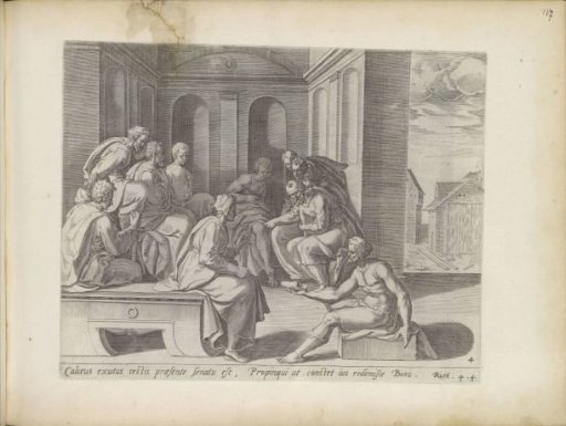 Boaz buys the land of Ruth and Naomi