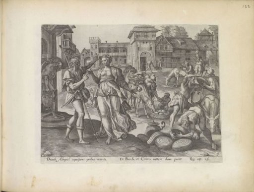 Abigail gathers food