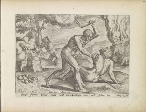 Cain kills Abel