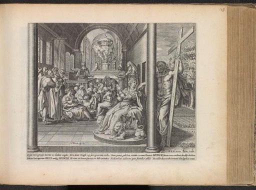 Christ touches his bride