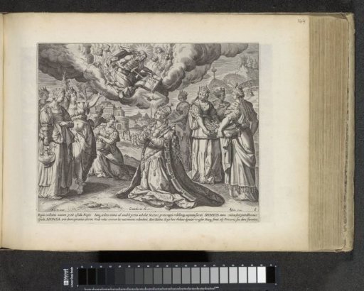 Christ gives his blood to his bride