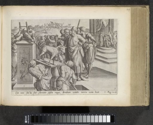 Jeroboam has two golden calves erected