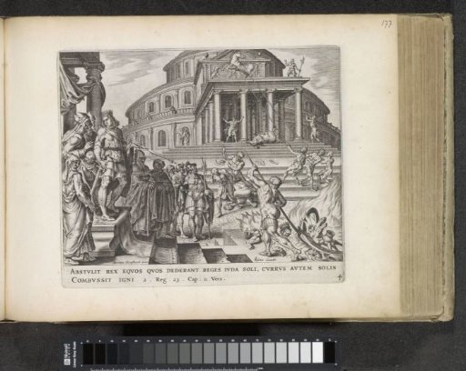 King Josiah has the horses and chariots dedicated to the sun removed