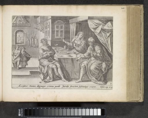 Esther accuses Haman during the banquet
