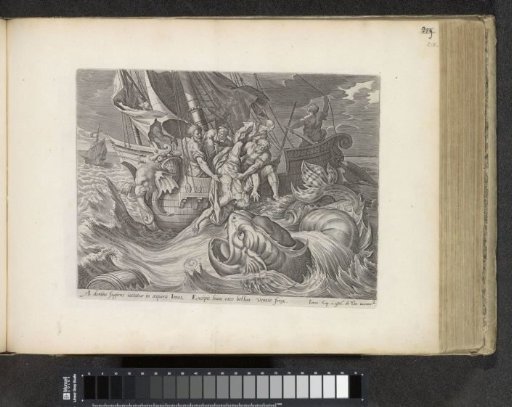 Jonah thrown overboard