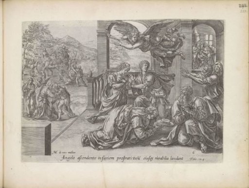 Departure of the angel Raphael