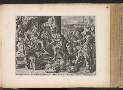 Holofernes before Nebuchadnezzar