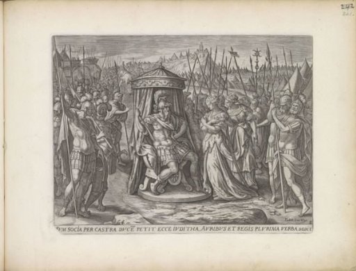 Judith presented to Holofernes