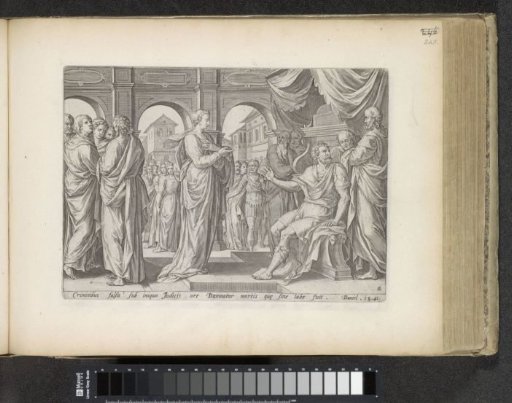 Susanna accused by the elders