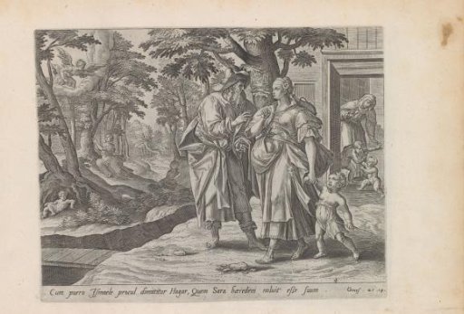 Abraham drives out Hagar and Ishmael