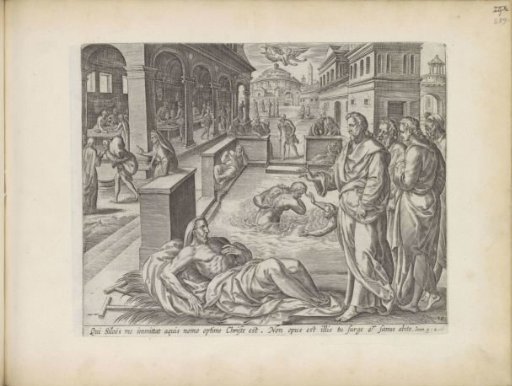 Christ healing the sick man at Bethesda