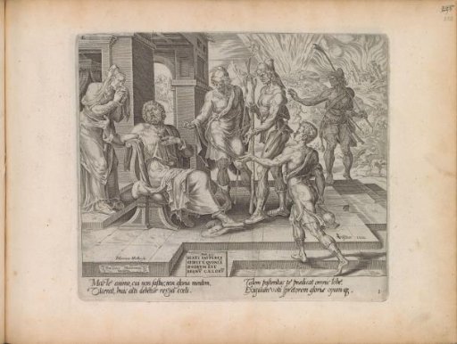 Job hears the bad news from four messengers
