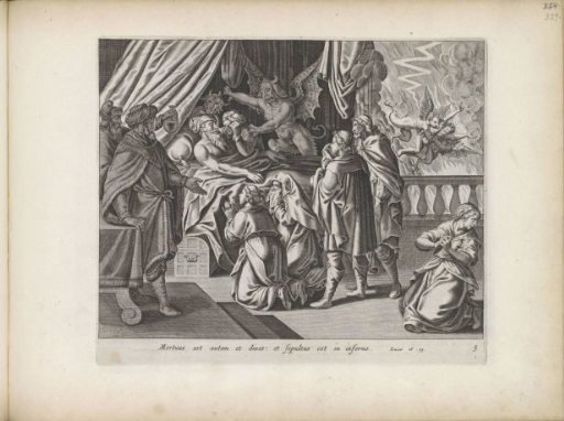 Deathbed of the Rich Man