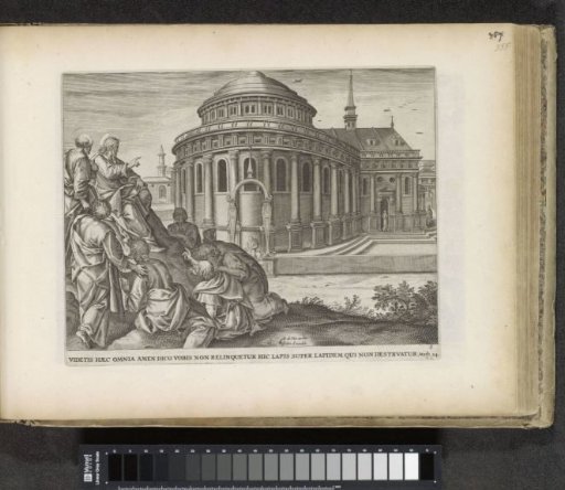 Christ foretells the destruction of the temple