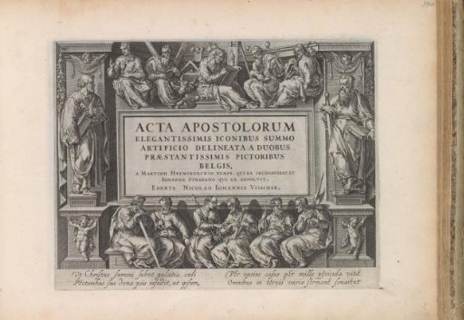 Title print of the series on the Acts of the Apostles