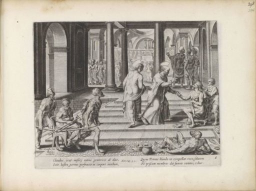Peter heals a paralytic man