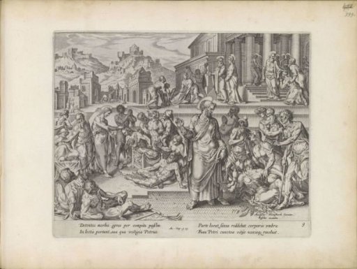 Peter Heals the Sick with His Shadow