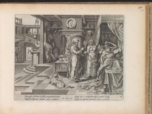 Peter healing Aeneas in Lydda