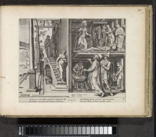 Raising of Tabitha by Peter in Joppa