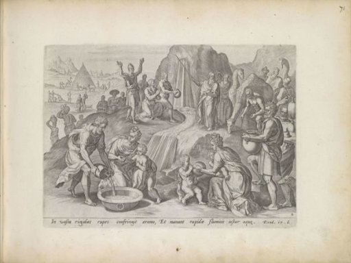 Moses Striking Water from the Rock