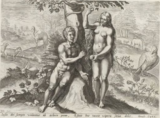 Eve Tempting Adam to Eat from the Tree