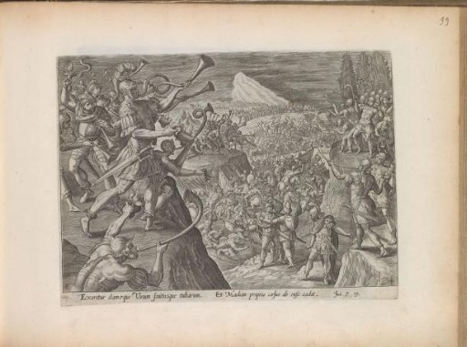 Gideon attacks the Midianites