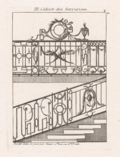Railing and stair railing