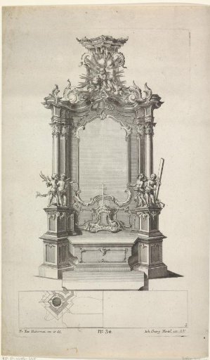 Altarpiece with putti