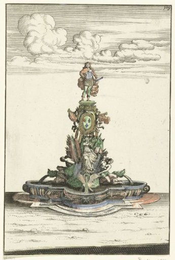 Square basin with semicircular protrusions