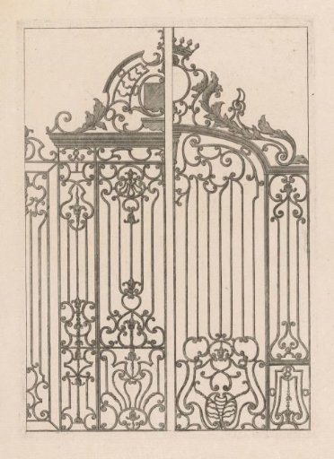 Gates with a crown