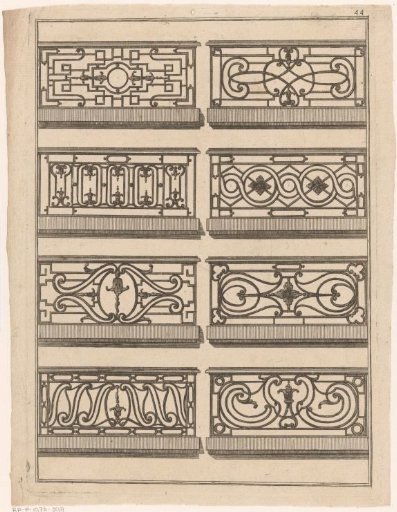 Eight balustrades