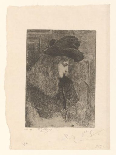 Girl with a hat