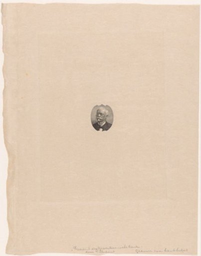 Design for a Banknote with a Portrait of the President of the Brazilian Bank