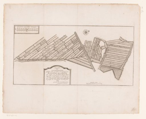 Map of the estates west of the Kostverlorenvaart in Amsterdam