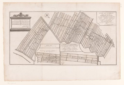 Map of the estates in Buitenveldert in Amsterdam
