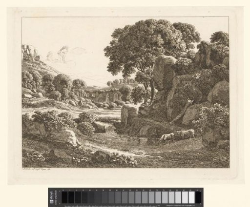 Landscape with an aqueduct