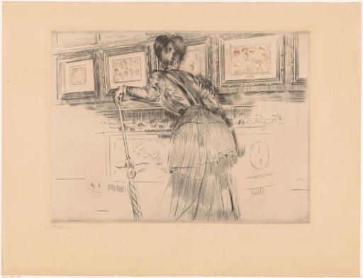 Portrait of Alice Helleu in the Louvre