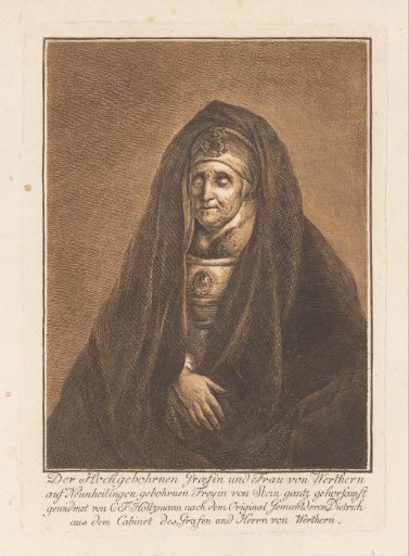 Portrait of an unknown old woman